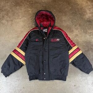 Vintage 90s San Francisco 49ers Starter puffer jacket